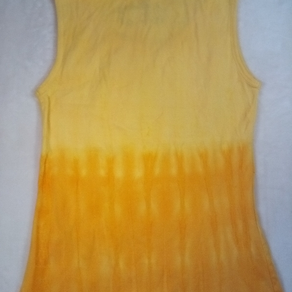 Sahalie Vibrant Yellow and Orange Tank Top - Picture 3 of 3